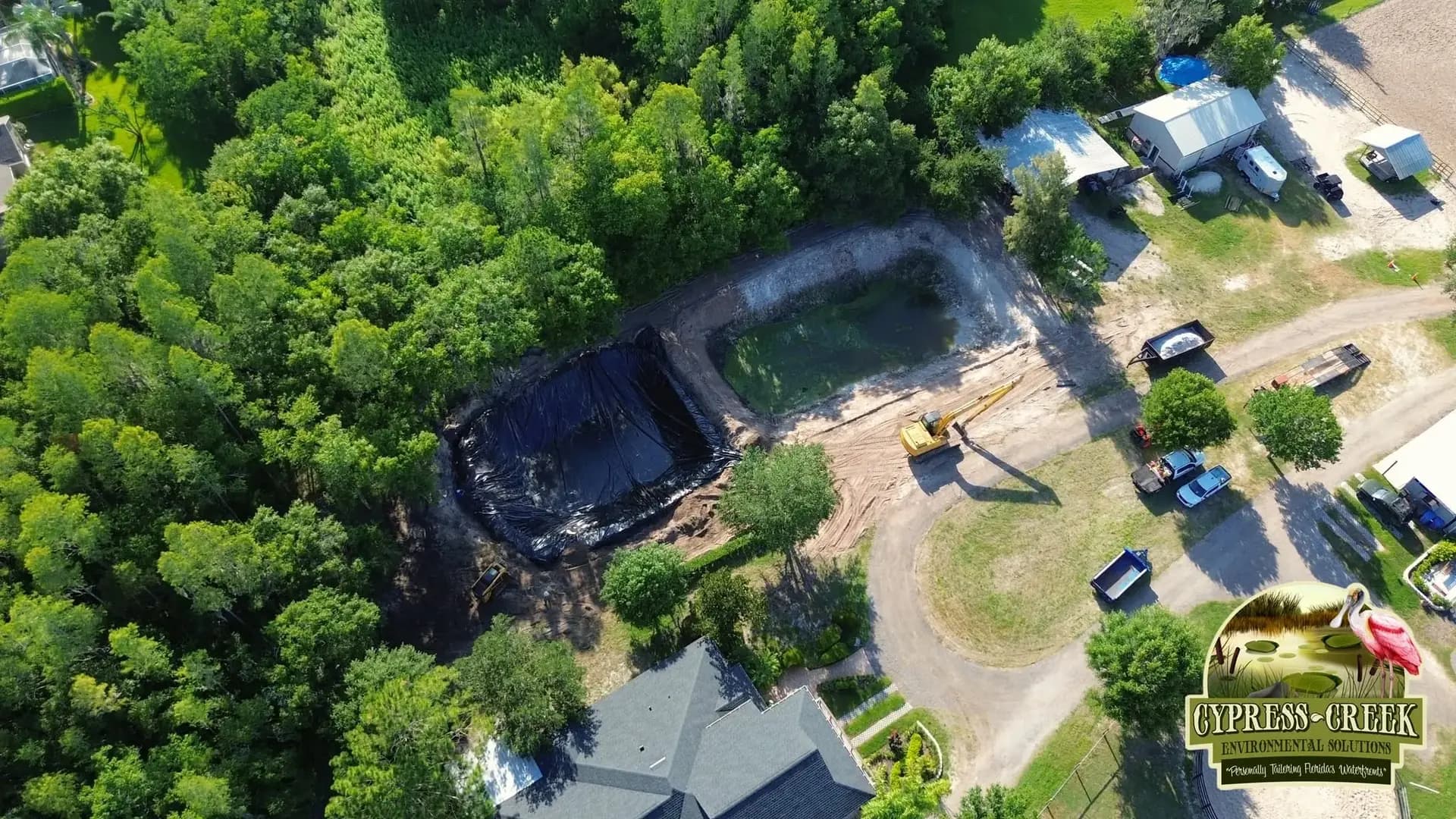 Aerial environmental assessment of a Florida property with wetlands and waterways